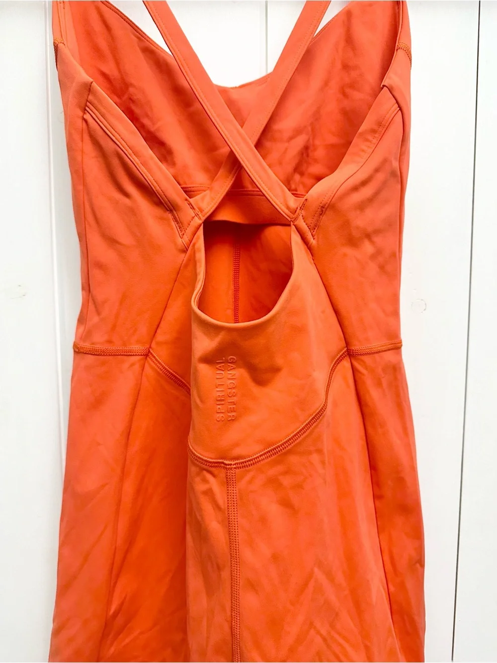 Spiritual Gangster Lolah Jumpsuit In Orange Size Small